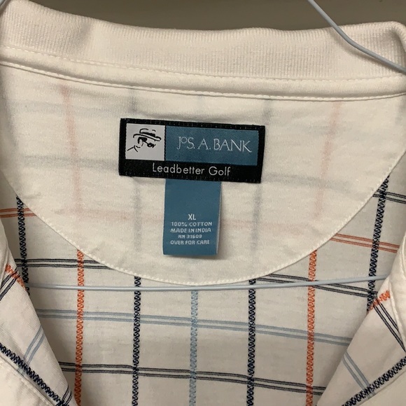 Jos A Bank Ledbetter Golf Shirt XL 100% cotton - Picture 2 of 4